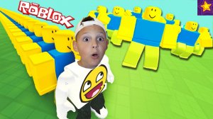 10000 НУБОВ Преследуют НАС в РОБЛОКС Нубы ПОВТОРЯЮТ НАШИ Движения