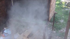 Холодное копчение ОТВЕТ почему дым опускается вниз коптильни.