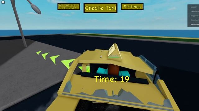 Симулятор таксиста ROBLOX Taxi Simulator 2
