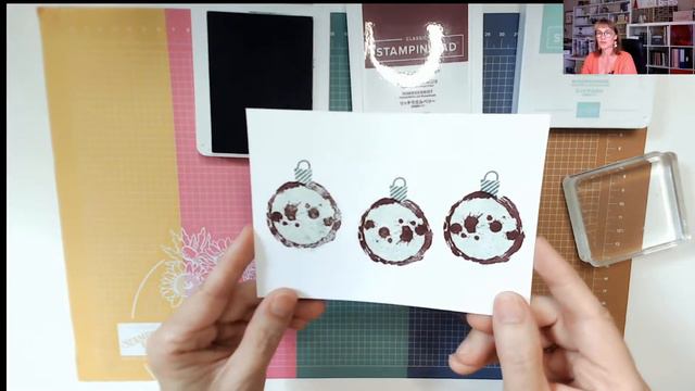 Utilisation du set de tampons "Textures & Frames" / Stampin'Up ! смотреть онлайн