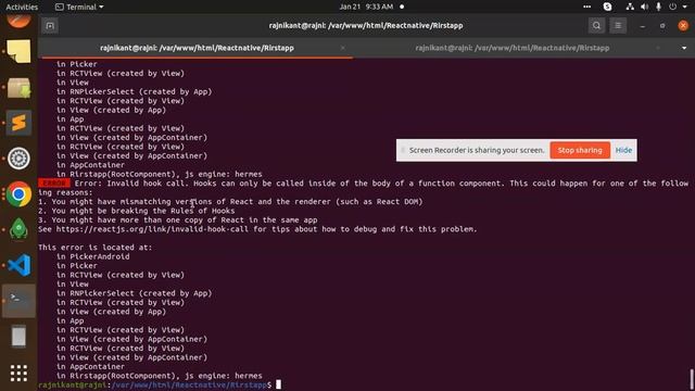Invalid Hook Call, inside react-native-picker-select смотреть онлайн