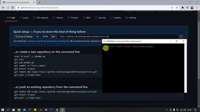 cara upload project ke github dengan git смотреть онлайн