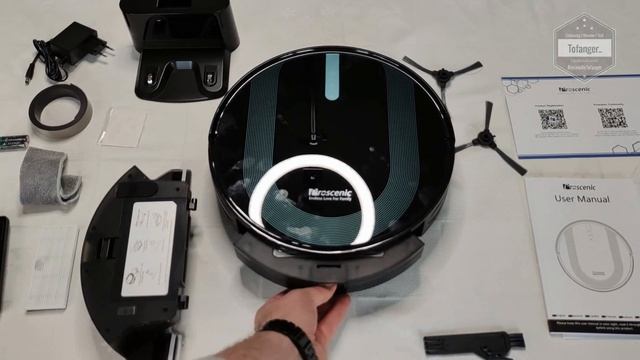 Proscenic 850T Aspirateur Robot - Système IPNAS - Application Proscenic Home - 3000Pa - Unboxing смотреть онлайн