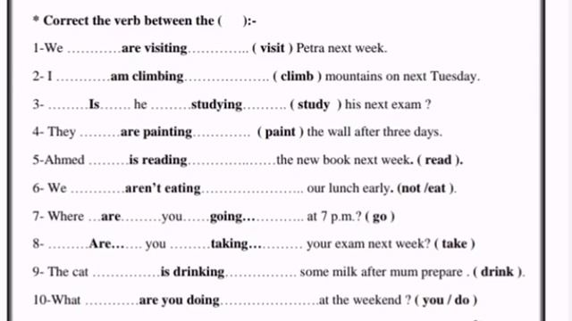 Present continuous. Future meaning. Sixth Grade смотреть онлайн