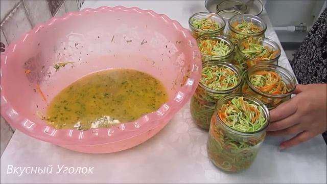 КАБАЧКИ ПО КОРЕЙСКИ! Проверенный рецепт кабачков на зиму - ЭТО ОЧЕНЬ ВКУСНО! смотреть онлайн