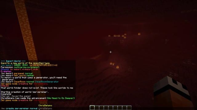 Create and import worlds in Minecraft with Multiverse Plugin смотреть онлайн