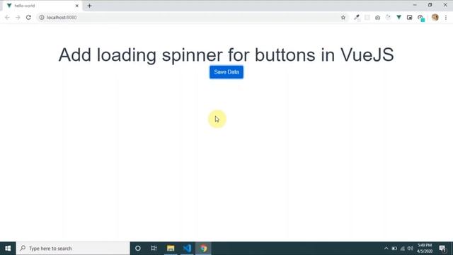 Add loading spinner for buttons in Vue JS | Vue JS | How to FrontEnd смотреть онлайн
