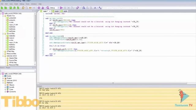 Tibbo - Часть 2 (Как работать с Tibbo Project System) смотреть онлайн