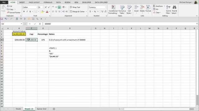 Formatting Values Within A Text String In #Excel смотреть онлайн