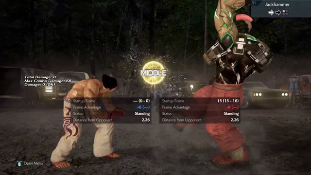 TEKKEN 7 Jack 7 safe moves смотреть онлайн