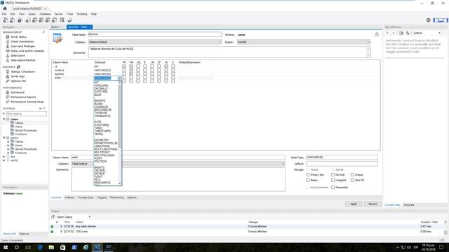 Curso de MySQL - Crear Tablas смотреть онлайн