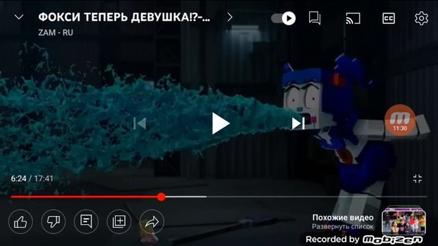 Анимация фнаф в майнкрафт! (ооооооочень угарно) смотреть онлайн