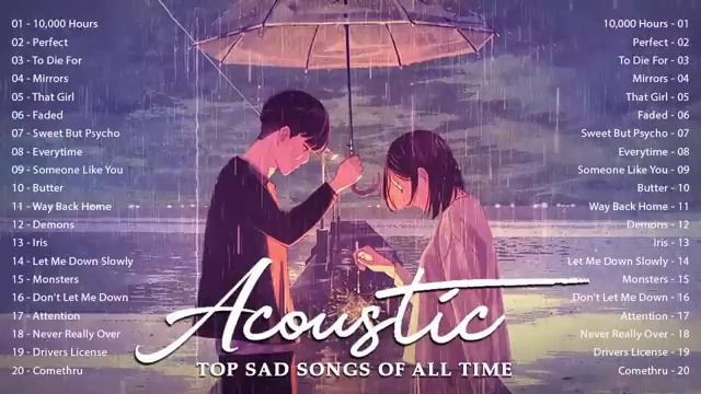 24Top English Acoustic Love Songs 2022 Ballad Acoustic Guitar Cover Of Popular Songs Of All Time смотреть онлайн