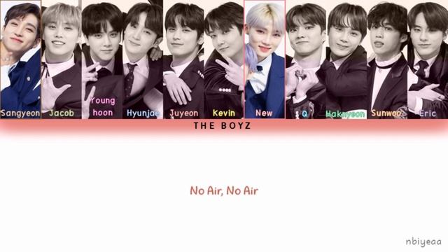 THE BOYZ (더보이즈) - NO AIR [KINGDOM : Legendary War] color coded lyrics Han-Rom-Eng смотреть онлайн
