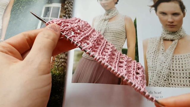 Разбираем узор для ажурного топа из журнала Сабрина 🚩 knitting pattern. смотреть онлайн