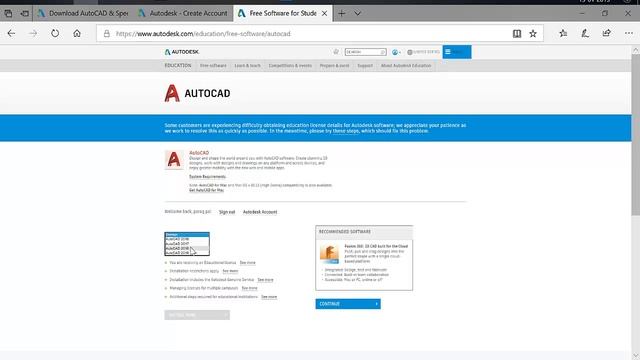 Download AutoCad 2019 Free for 3 years Educational purpose смотреть онлайн