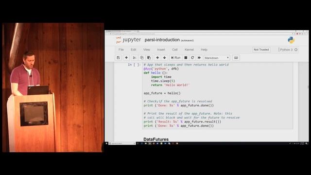 Tutorial: Parallelizing your work with Python PARSL" -- Kyle Chard, University of Chicago смотреть онлайн
