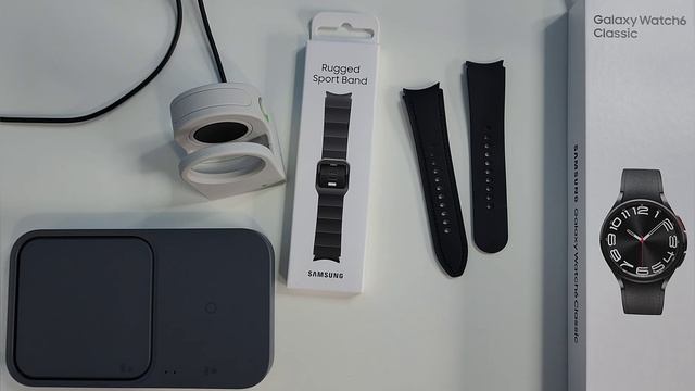 Samsung Galaxy Watch 6 Classic 43mm With Samsung Rugged Sport Band