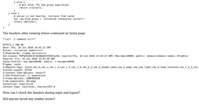 Magento: Magento2 Varnish issues with customer session and site header смотреть онлайн