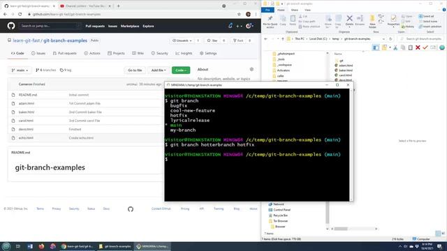 Create a Git Branch From Another Branch смотреть онлайн
