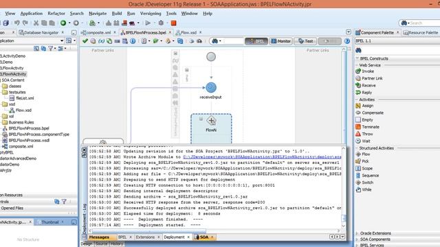 ORACLE SOA 11g BPEL Flow N activity Siva kumar Mande 13 смотреть онлайн