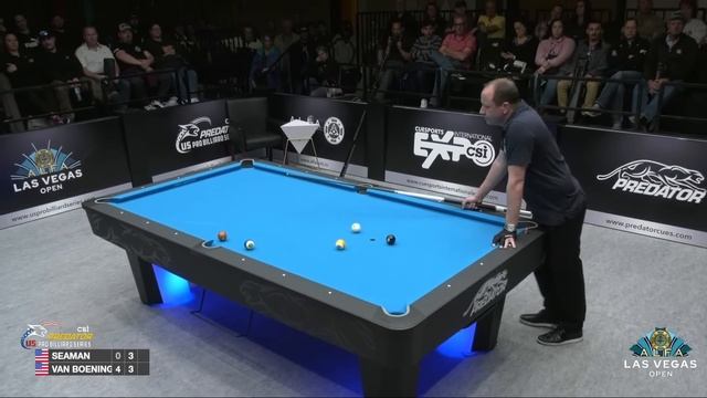 S. Van Boening vs J. Seaman ▸ Alfa Las Vegas 10-Ball Open 2023 смотреть онлайн