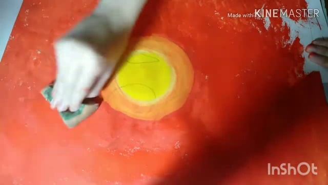 Туториал "Дерево на Закате"??️|Как нарисовать Дерево на закате?!| Рисунок для начинающих ✨| смотреть онлайн