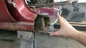 Subaru forester SG5, замена задней части кузова!