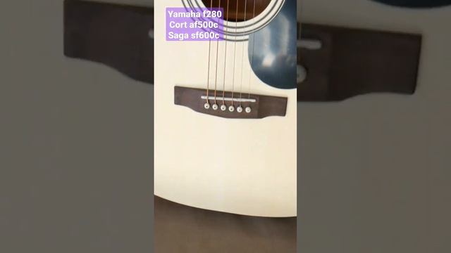 Yamaha f280 cort af500c saga sf600c #bestacousticguitar #bestguitar #mahoganywood #saga смотреть онлайн