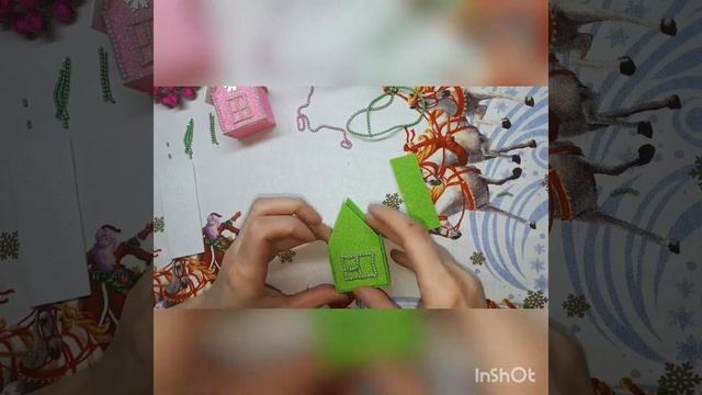 Новогодние поделки из глиттерного фоамирана. смотреть онлайн