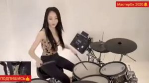 #музыка Классная музыка на барабанах🥁 ПОДПИШИСЬ👍#рок #металлист #барабанщики