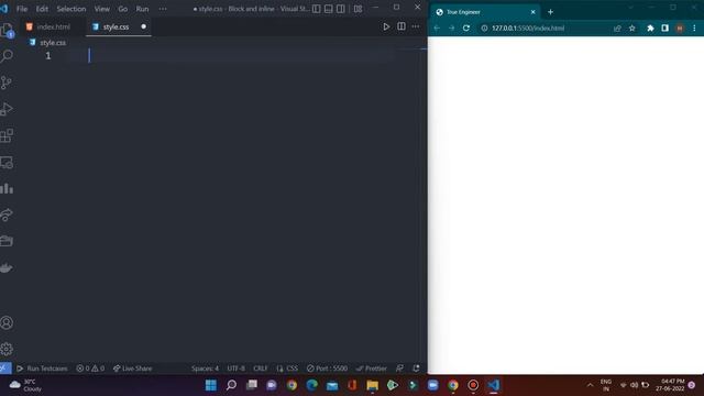 Div Tag and Span Tag | Display Block, Inline, Inline-Block In CSS | True Engineer Development Cours смотреть онлайн