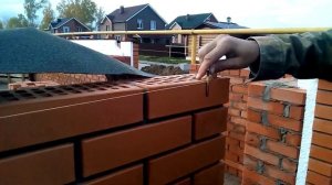 КЛАДКА КИРПИЧА. Как работать с причалками