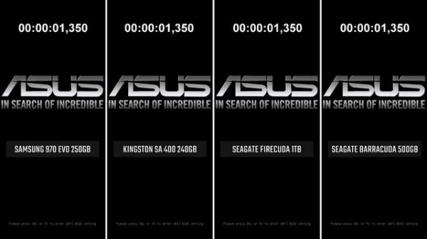 Тест скорости установки Windows на накопители разного типа M.2 NVME vs SSD vs SSHD vs HDD