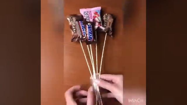 Букет из конфет своими руками