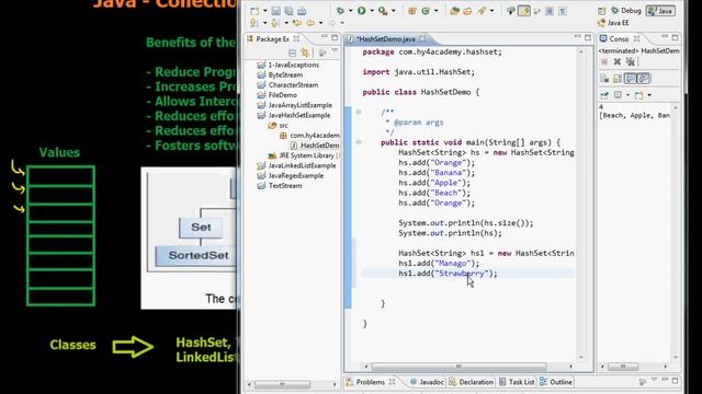 Java HashSet Example (in Arabic) смотреть онлайн