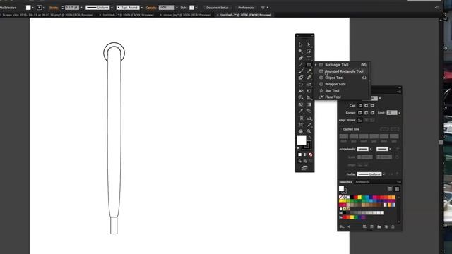 Technical flat drawing for fashion: Creating a drawcord смотреть онлайн