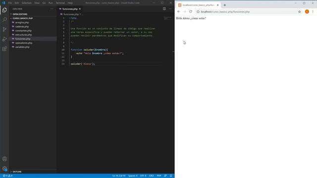 7. Funciones en PHP смотреть онлайн