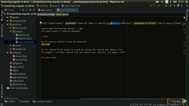 Mastering AngularJS UI Development: Adding Suggested Search | packtpub.com смотреть онлайн