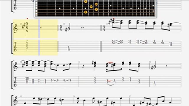Beatles The Don 't Let Me Down GUITAR 1 TABLATURE смотреть онлайн
