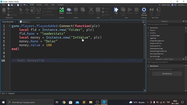 Roblox Studio Para Sistemi [ ♦ Money Script ♦ ] • Roblox Studio Serileri смотреть онлайн