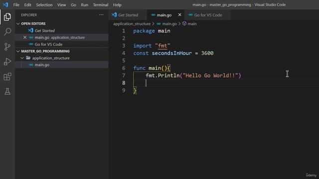 9 - The Structure of a Go Application смотреть онлайн