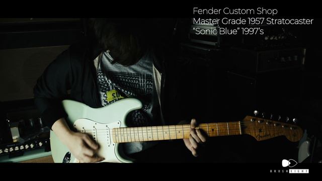 【Brush eight】Fender Custom Shop Master Grade 1957 Stratocaster Sonic Blue 1997’s【for sale】 смотреть онлайн