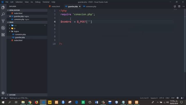 ?️ INSERTAR DATOS en MYSQL con PHP смотреть онлайн