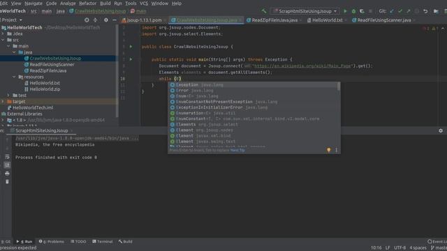 Jsoup - Java (Crawl site using java jsoup) with code смотреть онлайн