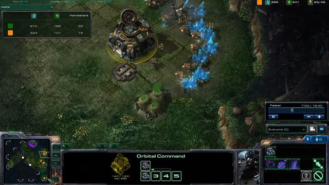 StarCraft 2 -037 Winter vs mTwHoRRoR TvZ on Lost Temple Part 1 смотреть онлайн