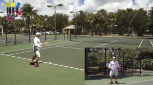 Теннис - Удар справа ( как правильно бить форхенд )