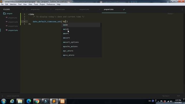 Display current date and time | Program - 5 | PHP | PHP for beginners | 2021 смотреть онлайн