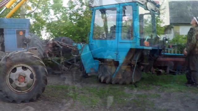 Ремонт ХТЗ 121 с колёсами от Кировца К 701 смотреть онлайн