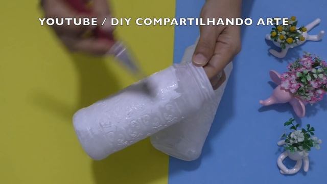 ARTESANATOS COM POTES DE VIDRO DIY 3 Ideias do Lixo ao Luxo do Compartilhando Arte смотреть онлайн
